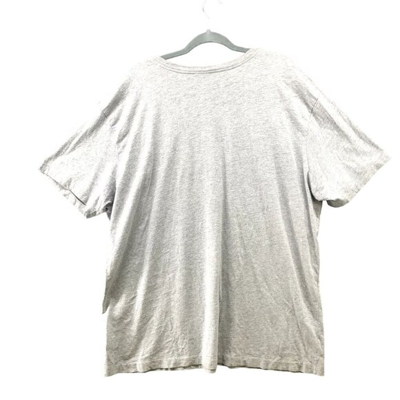 Polo Ralph Lauren Short Sleeve T Shirt Mens XL Gray Crewneck Navy Blue Pony Logo - Picture 2 of 7